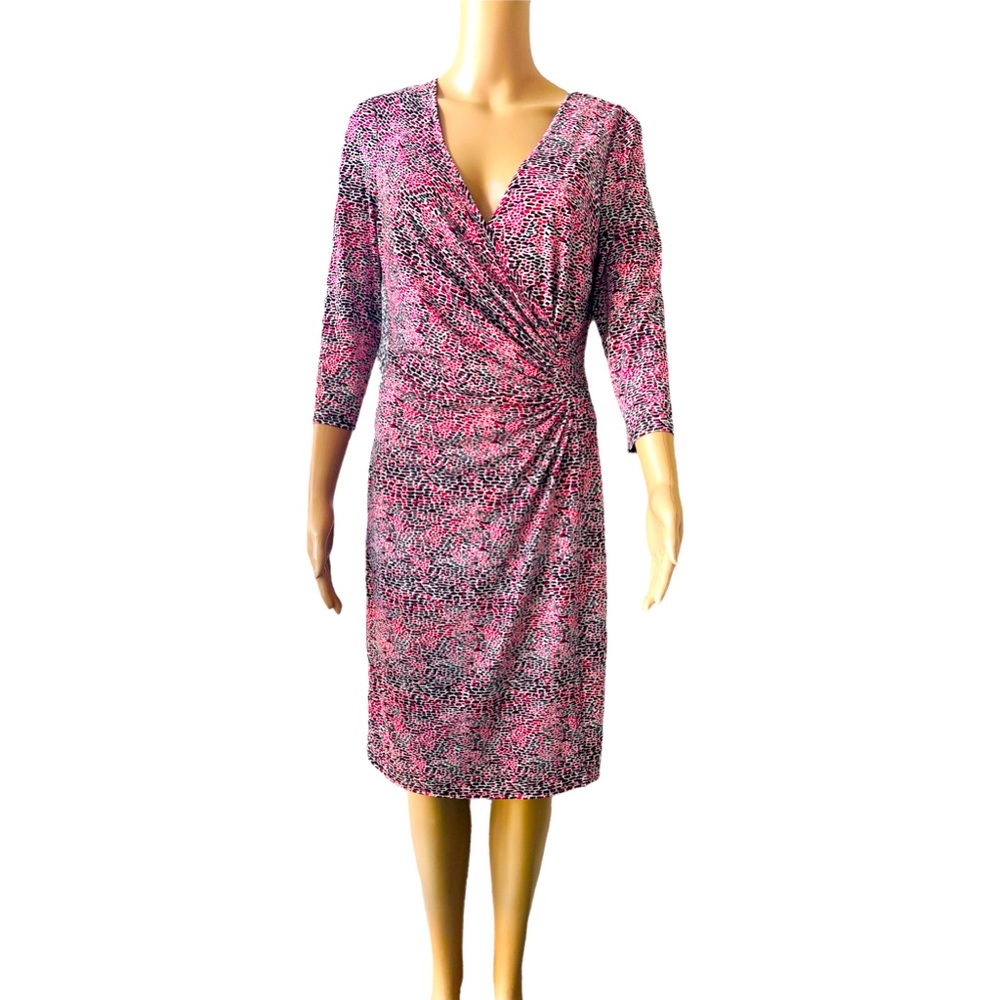 🔻BUY NOW 🔻 EUC Women's Dress With Side Faux Wrap & Zipper - Size 8 | Laundry By